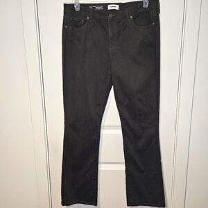 Sonoma Hunter Green Soft Cotton Viscose Blend Minimalist Jeans Size 16